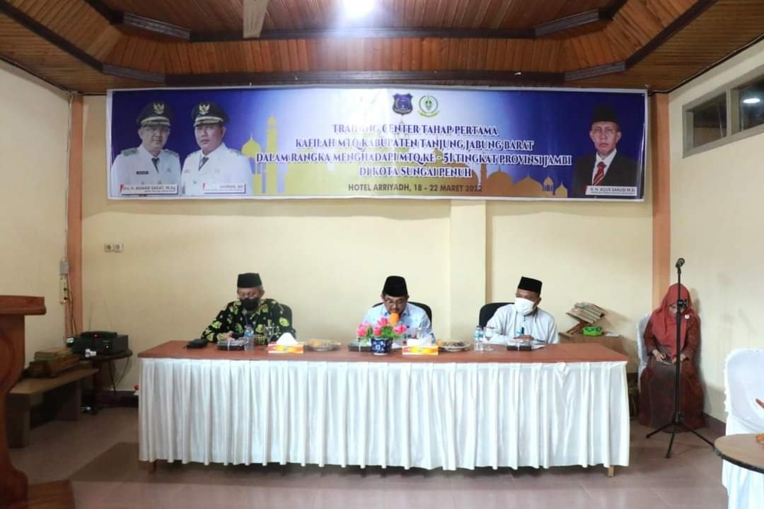 Bupati Anwar Sadat Buka TC Pertama Qori Qori’ah Kafilah MTQ Tanjabbar