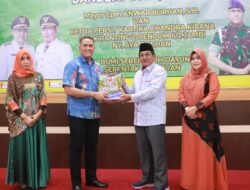 Bersama Wabup Hairan, Bupati Anwar Sadat Sambut Kunker Dandempom II/2 Jambi