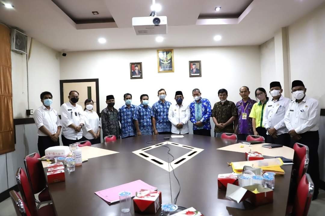 Bupati Anwar Sadat Terima Kunjungan Audensi LP3KD