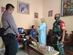 Pos Koramil Mojoanyar Bareng Satgas Covid -19 Kecamatan Tracing 47 Warga