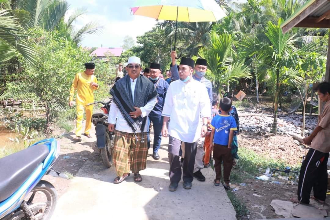 Bupati Anwar Sadat Lakukan Safari jum’at di Masjid Baiturrahman Desa Tungkal IV