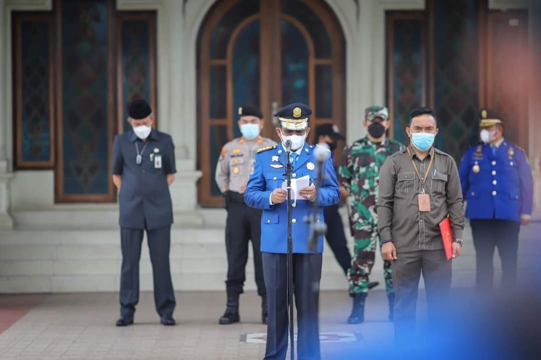 Bupati Anwar Sadat Pimpin Upacara HUT Damkar Ke-103