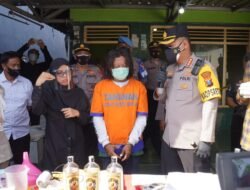 Rumah Produksi Miras Oplosan di Krembung Digerebek Satresnarkoba Polresta Sidoarjo