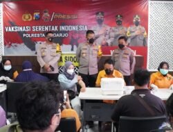 Vaksin Booster Jadi Syarat Mudik, Polresta Sidoarjo Siapkan Berbagai Langkah