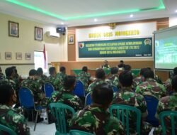 Tingkatkan Profesionalitas Prajurit, Kodim 0815/Mojokerto Gelar Binsiap Apwil Puanter