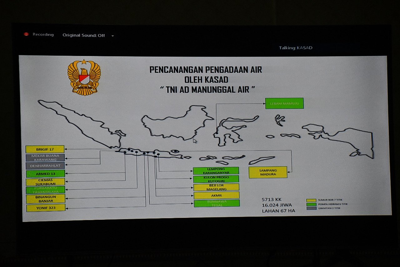 TNI AD Canangkan Manunggal dengan Air untuk Negeri