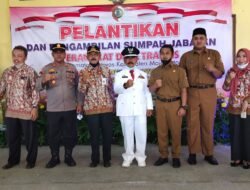 Kades Trawas Wulyono Lantik Kepala Dusun Trawas dan Kaur Perencanaan Desa Trawas