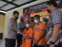 Dua Pelaku Komplotan Curanmor Berhasil Ditangkap Satreskrim Polresta Sidoarjo