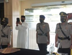 Kapolresta Sidoarjo Pimpin Sertijab Kabagren dan Kapolsek Tanggulangin