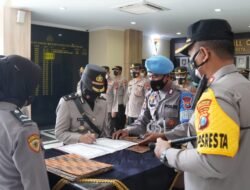 Kapolresta Sidoarjo Pimpin Sertijab Kabagren dan Kapolsek Tanggulangin