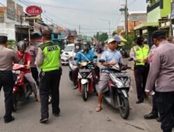 Polsek Tulangan, Tanggulangin,Jabon, Porong, Krembung dan Koramil 0816/05 Tulangan,Dan Satpol PP Giat Ops Yustisi Pamor Keris