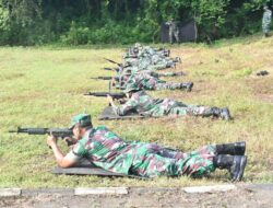 Latihan Menembak Tingkatkan Kemampuan Prajurit Korem 082/CPYJ