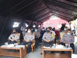 Kapolresta Sidoarjo Pantau Percepatan Vaksinasi Covid-19 di Gerai Vaksin TPI