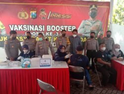 Polresta Sidoarjo Gelar Vaksinasi Booster di Kawasan Industri