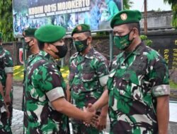 Dandim 0815/Mojokerto Lantik Puluhan Prajurit Naik Pangkat