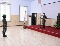 Danrem 082/CPYJ Pimpin Acara Laporan Korp Kenaikan Pangkat periode 1 April 2022