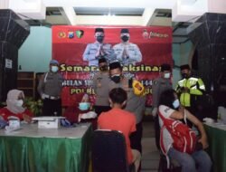 Kapolresta Sidoarjo Pantau Vaksinasi Booster di Masjid Agung Sidoarjo
