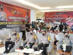 Irwasda Polda Jatim Ikuti Zoom Meeting Vaksinasi Serentak di Sidoarjo