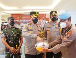 Irwasda Polda Jatim Ikuti Zoom Meeting Vaksinasi Serentak di Sidoarjo