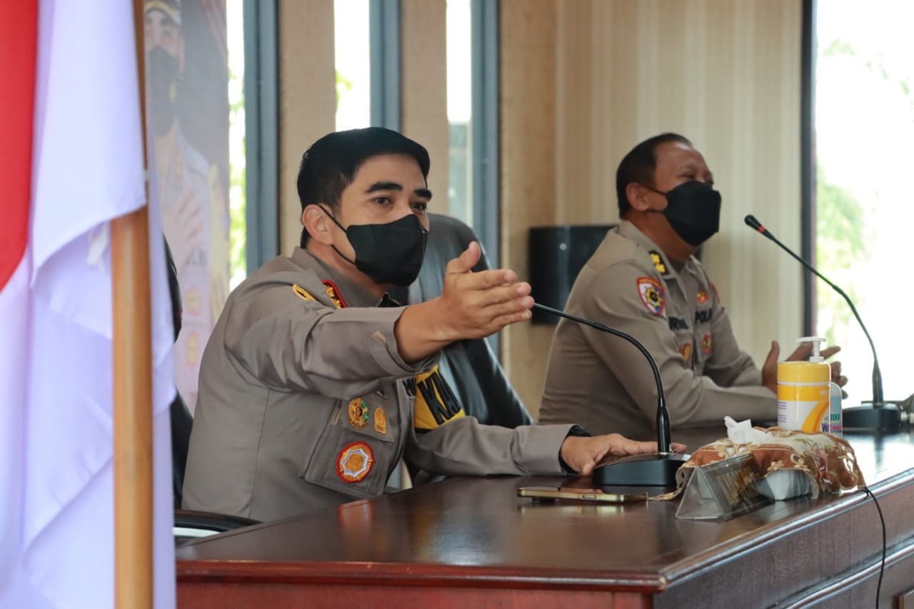 Kapolresta Mojokerto Sambut Tim Audit Kinerja Itwasda Polda Jatim dengan Bahasa Jawa Krama