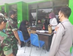 Koramil 0816/07 Kecamatan Krembung Kabupaten Sidoarjo Melaksanakan Giat Pembagian BTPKLW-TNI Tahun 2022