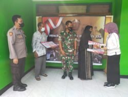 Koramil 0816/07 Kecamatan Krembung Kabupaten Sidoarjo Melaksanakan Giat Pembagian BTPKLW-TNI Tahun 2022