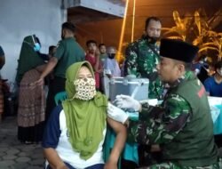 Vaksinasi Mobile Kodim 0815/Mojokerto Sisir Kecamatan Mojosari
