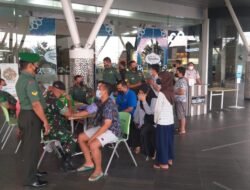 Babinsa Koramil 0815/19 Magersari Monitoring Vaksinasi Mobile