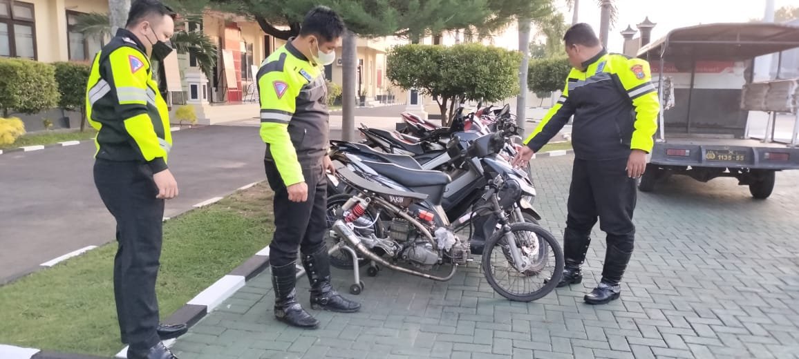 Patroli Sahur Satuan Lantas Polres Magetan Berhasil Gagalkan Balap Liar