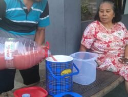 "Marhaban Ya Syarul  Ramadhan" PemDes Kebaron Bagikan Jus Jambu ke 21 Musholla Dan 1 Masjid