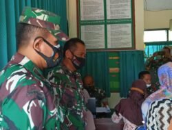 Kasdim 0816 Sidoarjo Tindaklanjuti Kegiatan BTPLKWN Di Koramil 0816/07 Kecamatan Krembung Kabupaten Sidoarjo