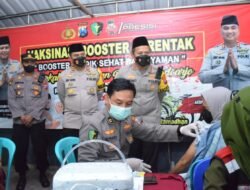 Safari Ramadhan ke Desa Tarik, Polresta Sidoarjo Sediakan 600 Vaksin Booster