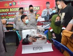 Safari Ramadhan ke Desa Tarik, Polresta Sidoarjo Sediakan 600 Vaksin Booster
