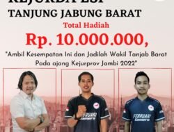 Kejurda ESI Tanjabbar Syufrayogi Sayaiful: Semoga Kita Mendapatkan Atlet – Atlet Terbaik Untuk Kejurporv Jambi 2022