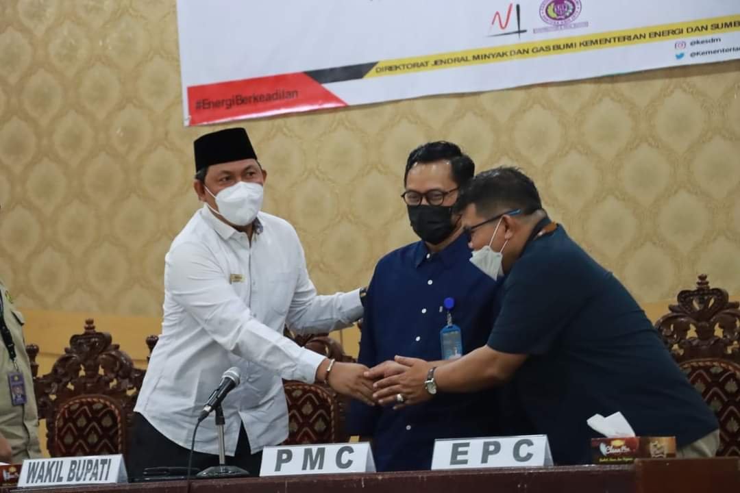 Wabup Tanjabbar Hairan Hadiri Sosialisasi Pelaksanaan Pembangunan Jargas