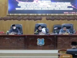 Wabup Hairan Hadiri Rapat Paripurna Ketiga DPRD Tanjab Barat