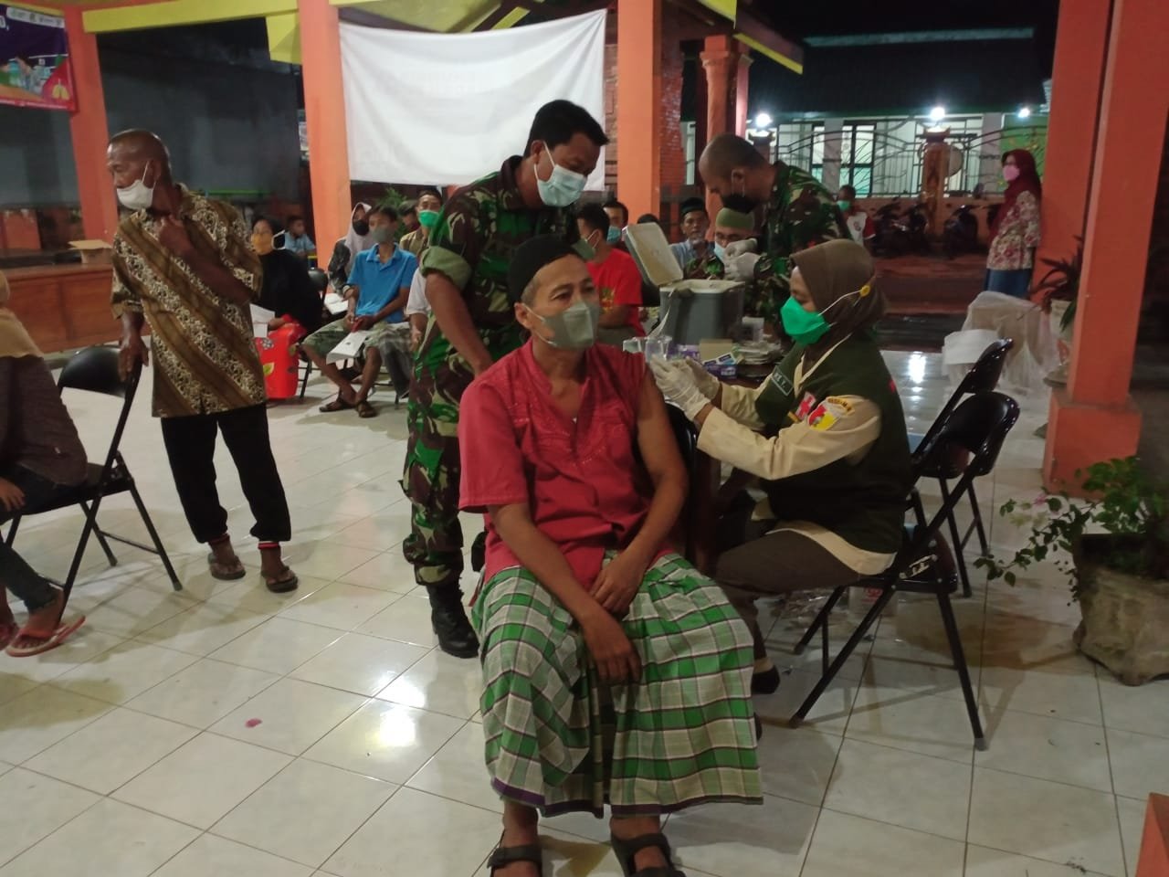 Tak Kenal Lelah, Kodim Mojokerto Maksimalkan Vaksin Mobile