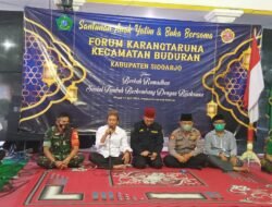 Berkah Ramadhan Sosial Tumbuh Berkembang Dengan Bijaksana Forum Karang Taruna Se-Kecamatan Buduran Adakan Santunan Anak Yatim Dan Buka Bersama