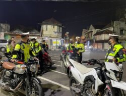 Ratusan Motor di Mojokerto Terjaring Razia