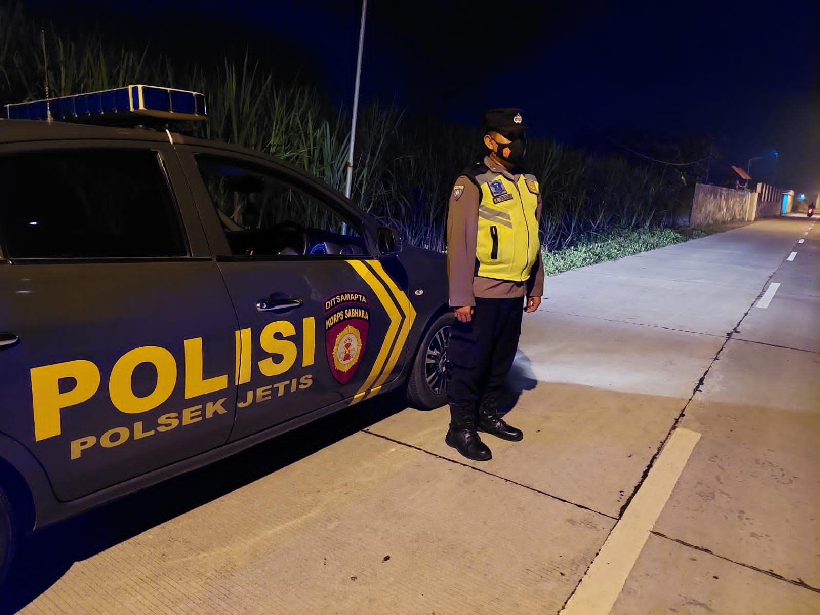 Antisipasi Begal, Polresta Mojokerto Tingkatkan Kring Malam