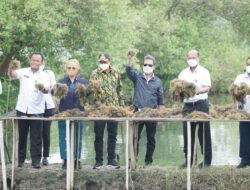Menteri KKP Bersama Bupati Sidoarjo Panen Rumput Laut Sekaligus Canangkan Desa Kupang Jabon Jadi Kampung Budidaya Rumput Laut