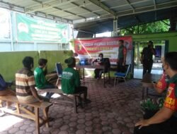 Koramil 0816/05 Tulangan Ikut Sukseskan Percepatan Vaksinasi Boster