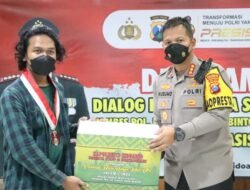 Silaturahmi dengan Mahasiswa, Polresta Sidoarjo Gelar Diagram dan Buka Puasa Bersama