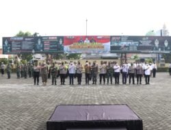 Bupati Sidoarjo Pimpin Apel Gelar Pasukan Operasi Ketupat Semeru 2022