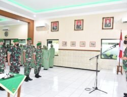 Dandim 0815/Mojokerto Lepas Prajurit Pindah Satuan & Purna Tugas