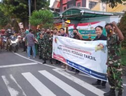 Kodim 0815/Mojokerto Gandeng IMM Toyota Berbagi Takjil