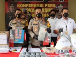 Polresta Sidoarjo Amankan 27,5 Kilogram Bahan Peledak Mercon Siap Dipasarkan