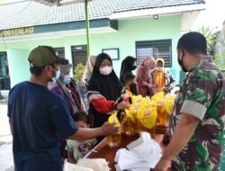 Jelang Hari Raya Idul Fitri Kodim 0815/Mojokerto Adakan Bazar Murah Ramadhan