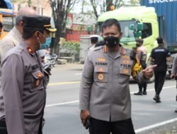 Kapolresta Sidoarjo Pantau Arus Mudik, Cek Pos Pam dan Pos Yan Lebaran
