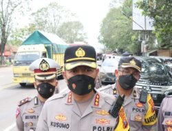 Kapolresta Sidoarjo Pantau Arus Mudik, Cek Pos Pam dan Pos Yan Lebaran